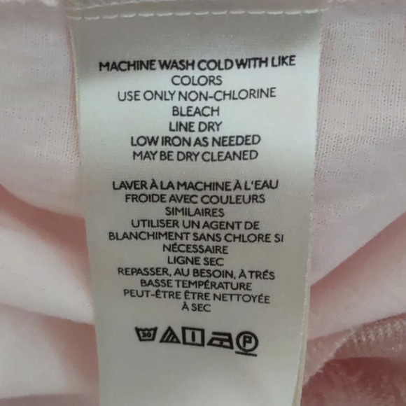 BY Anthropologie Textured Puff-Sleeve Midi pink Dress size Medium - Picture 5 of 6